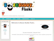 Tablet Screenshot of boozebuddyflasks.com